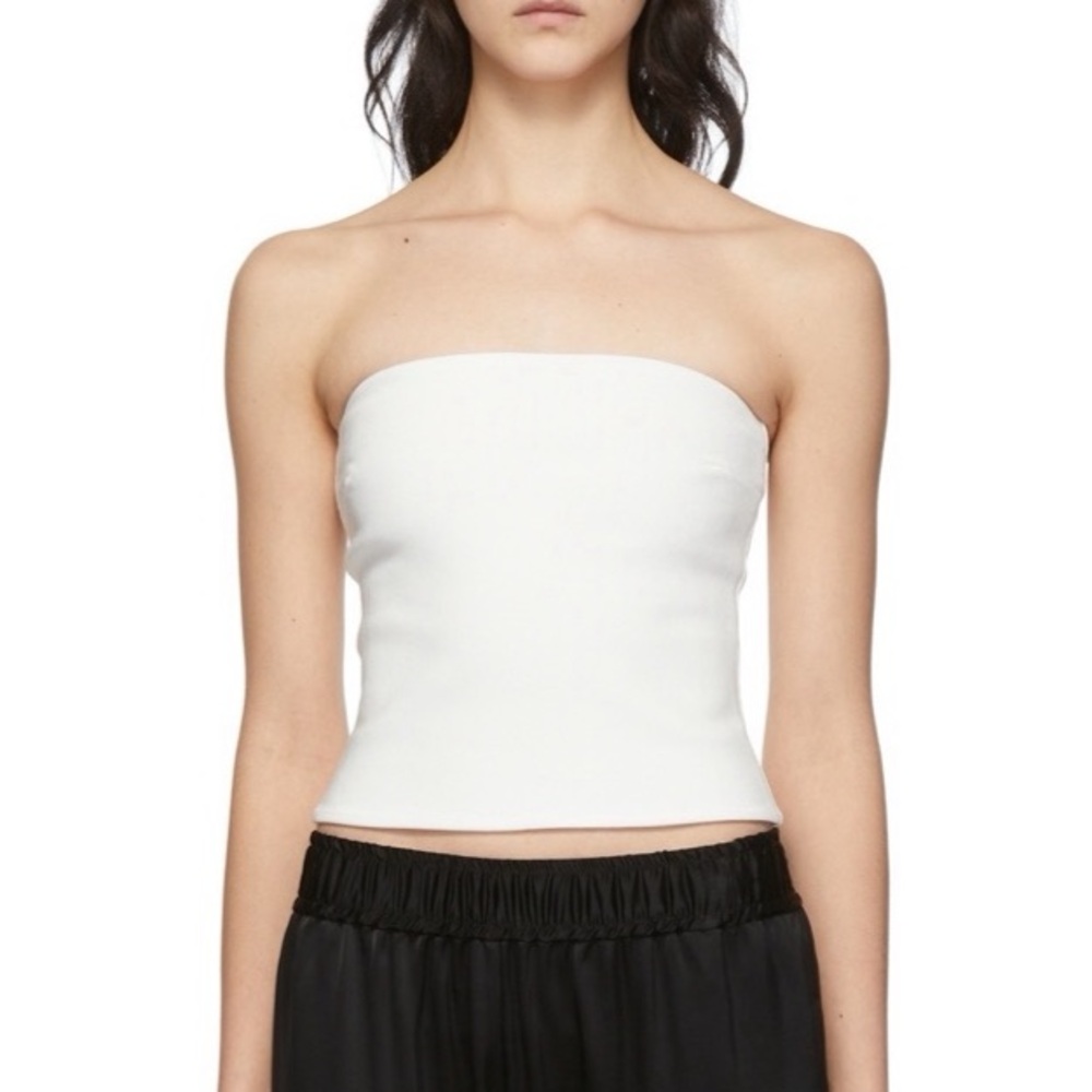 Esse Studios Ivory Strapless Top Ivory XS NWT